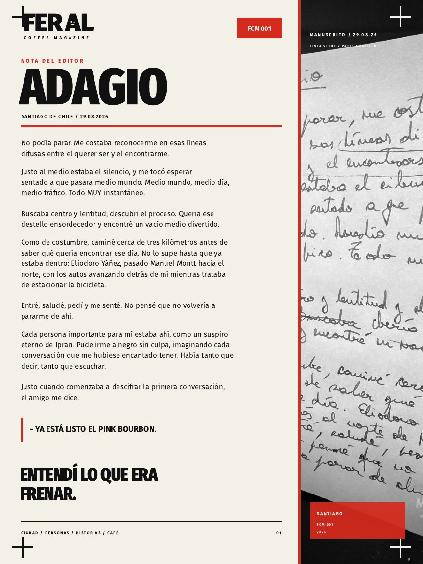FERAL Coffee Magazine 001, página 2