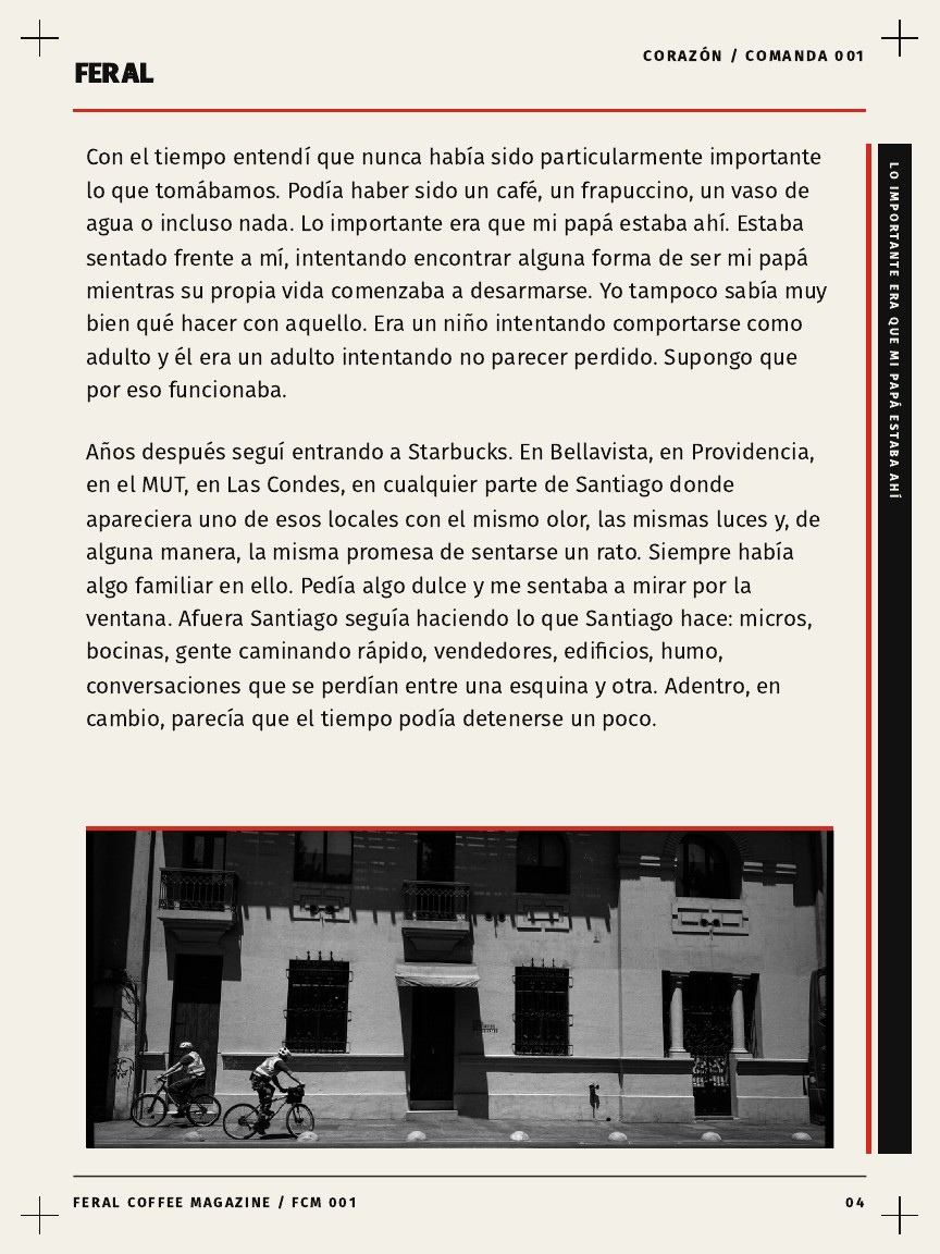 FERAL Coffee Magazine 001, página 5