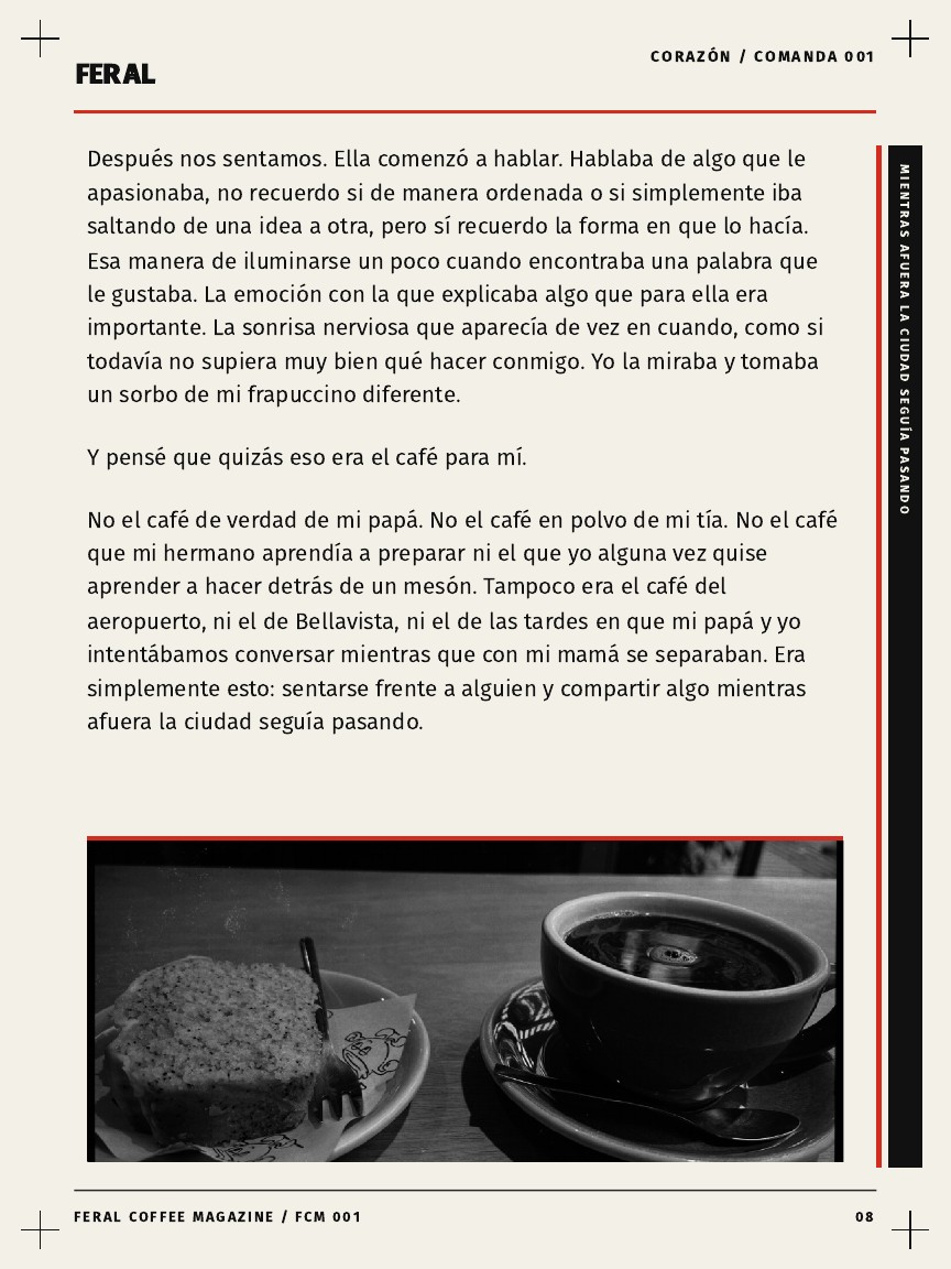 FERAL Coffee Magazine 001, página 9