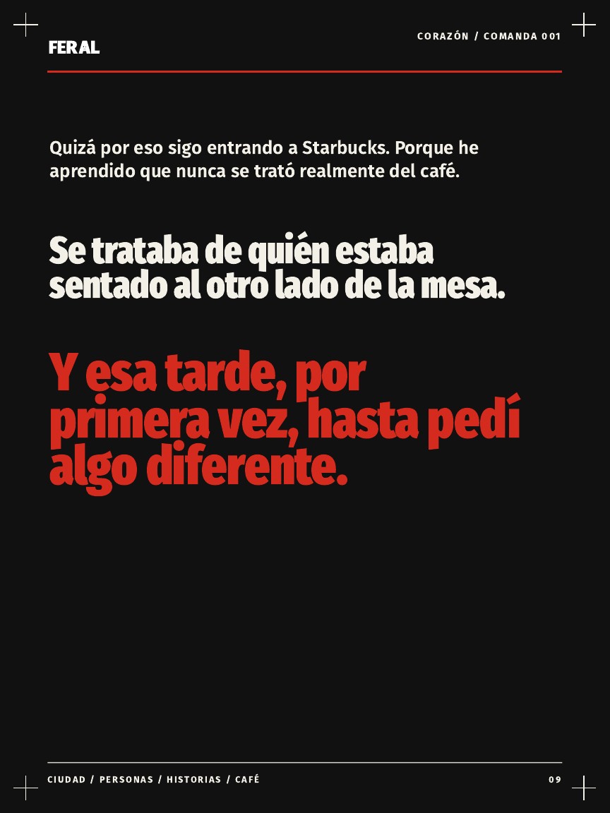 FERAL Coffee Magazine 001, página 10