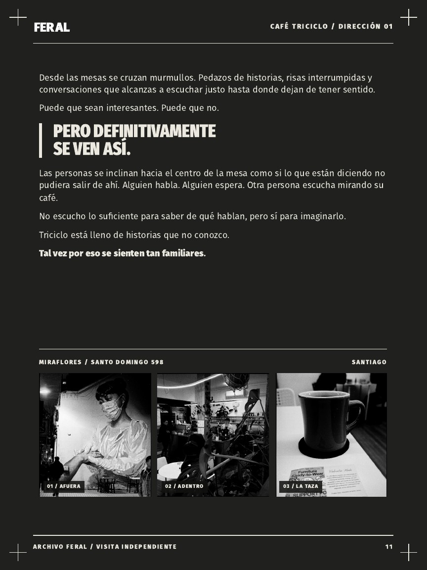 FERAL Coffee Magazine 001, página 12