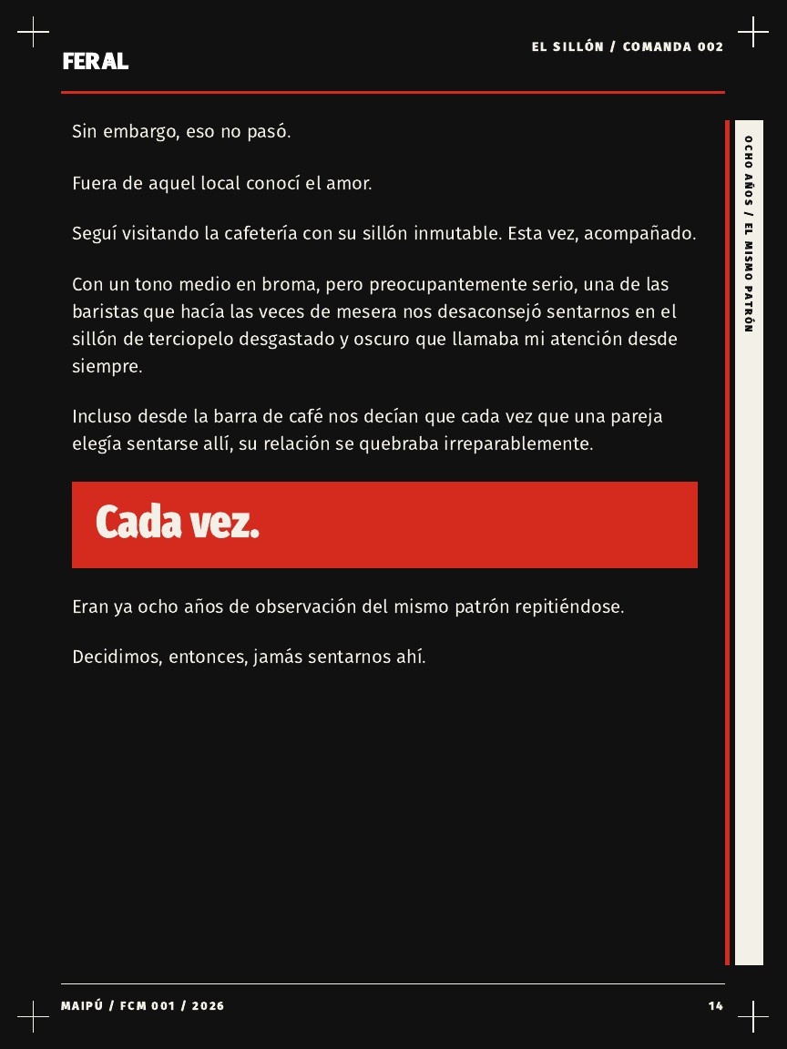FERAL Coffee Magazine 001, página 15
