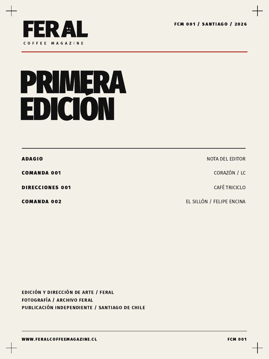 FERAL Coffee Magazine 001, página 19